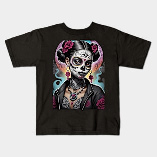 Catrina - Dia De Los Muertos Kids T-Shirt